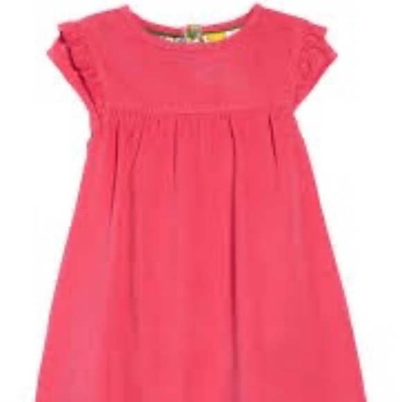 MINI BODEN CORDUROY PINK DRESS